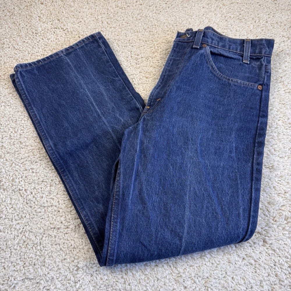Vintage Levi's Orange Tab Men's Jeans 32x30 Dark Wash Straight Leg Denim